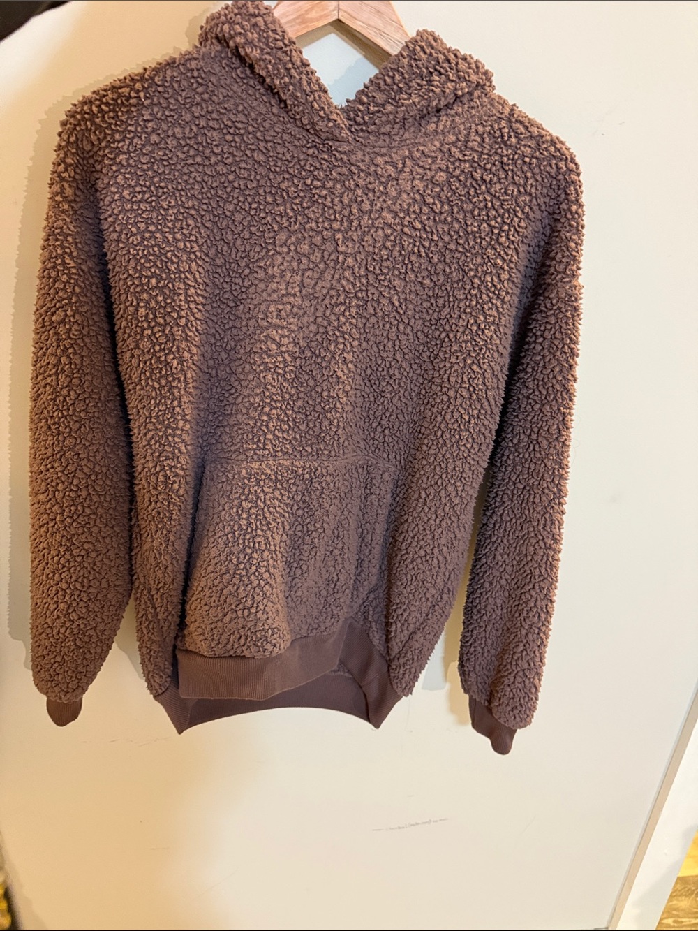 American Eagle Outfitters Brown Sherpa Hoodie